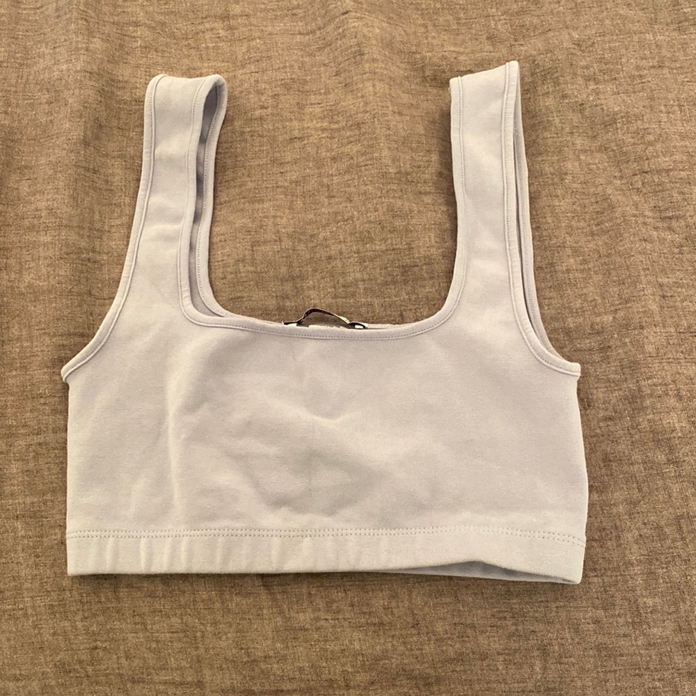 Zara light blue bralette
